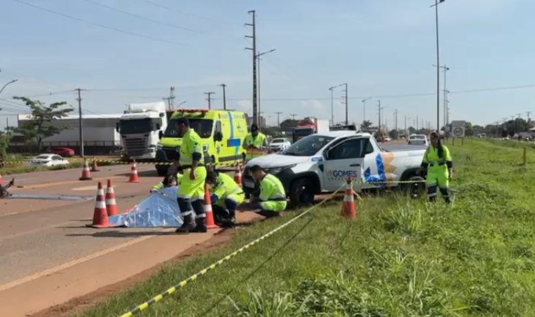 Grave acidente na BR-163 em Sinop deixa uma vítima fatal e dois feridos