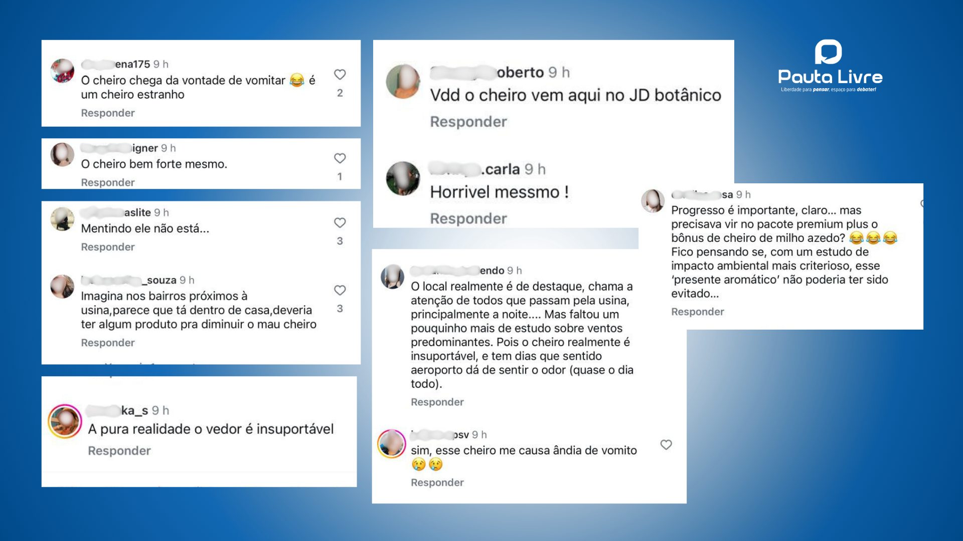Moradores de bairros próximos da Inpasa Sinop reclamam do mau cheiro causado na produção de etanol
