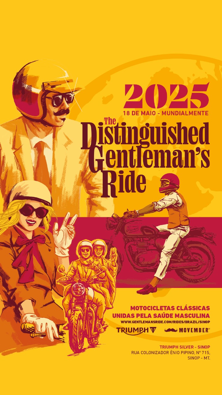 Contagem Regressiva para o Distinguished Gentleman’s Ride 2025 em Sinop