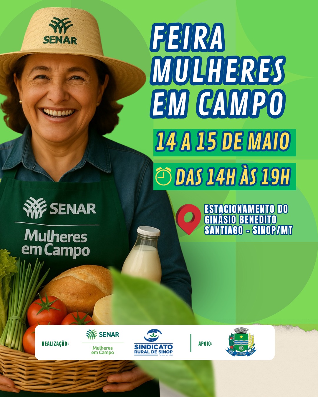 Feira “Mulheres em Campo” destaca protagonismo feminino rural em Sinop