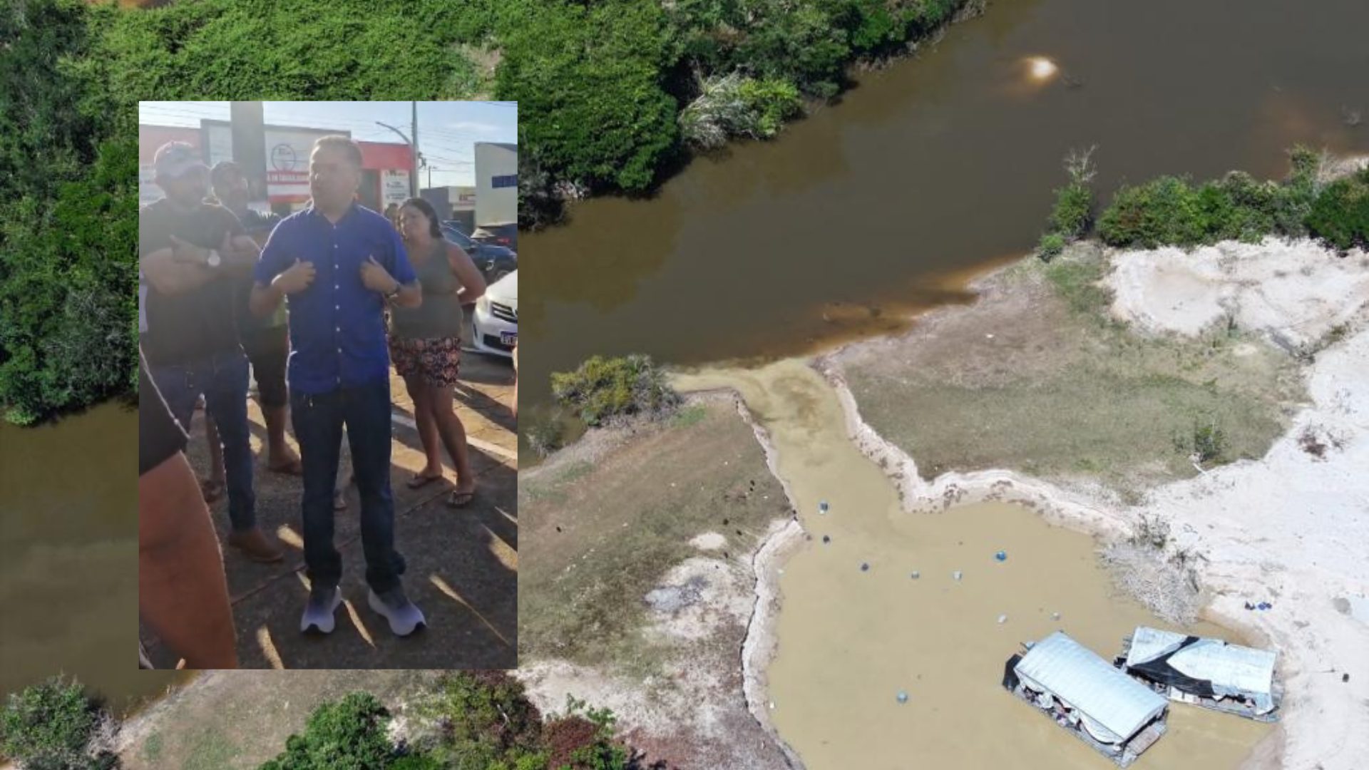 Prefeito se contradiz e expõe apoio ao garimpo ilegal em rios em Peixoto de Azevedo