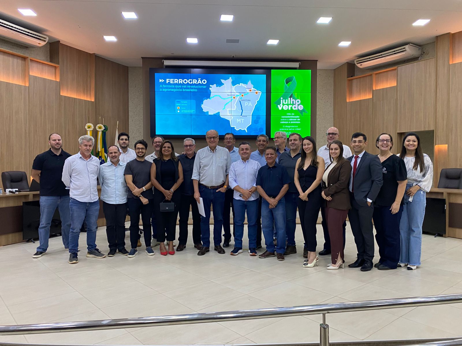 Sindicato Rural de Sinop e entidades debatem avanços da Ferrogrão