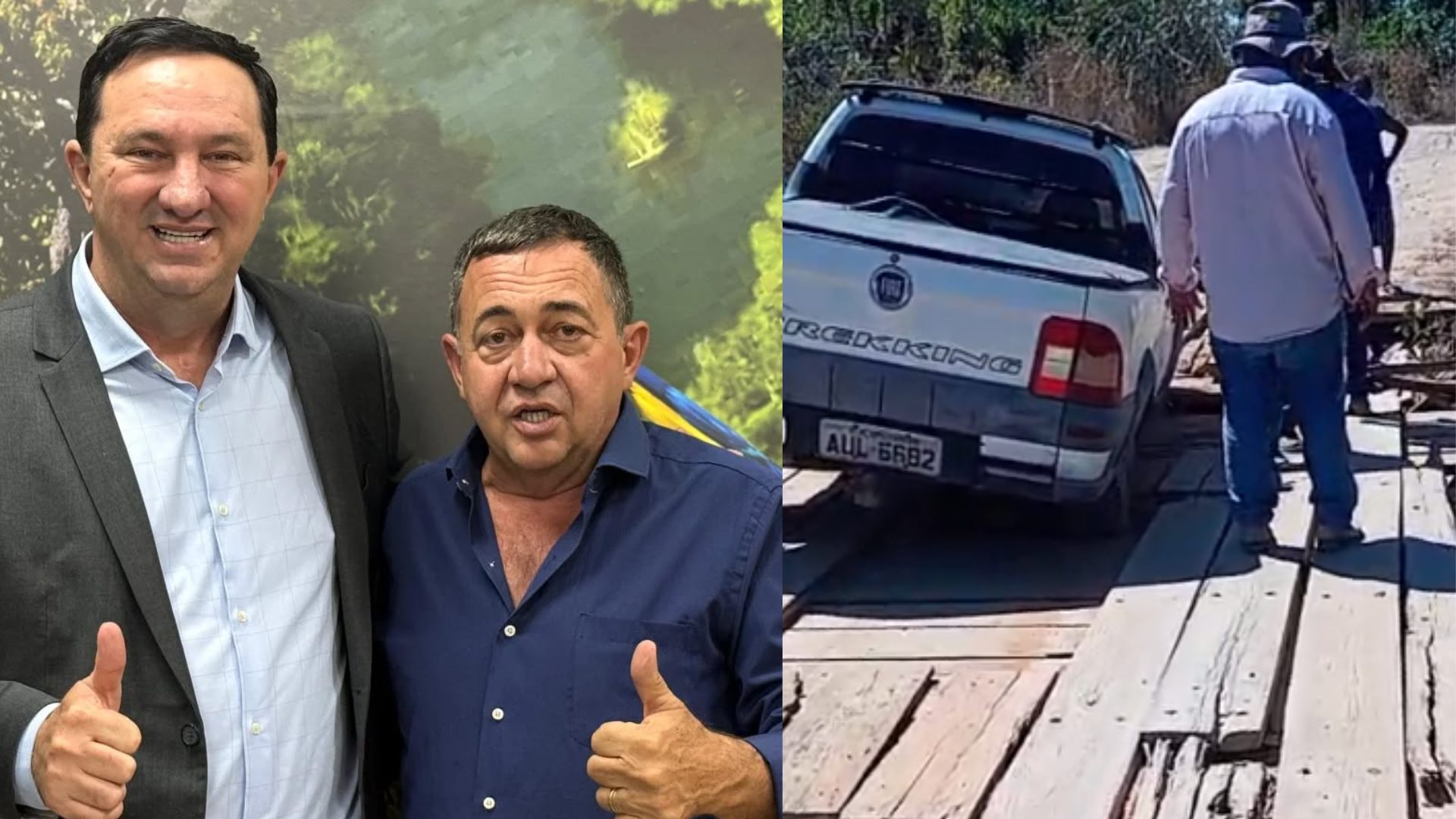 VÍDEO: Ponte em estado crítico coloca vidas em risco no Nortão, enquanto prefeito se aproxima do PT