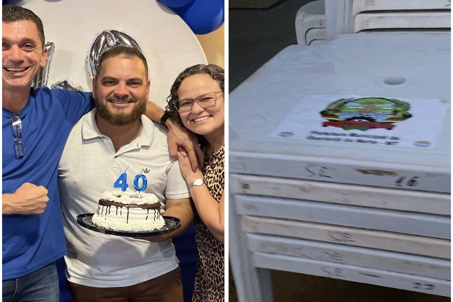 Secretário usa bens públicos em festa de aniversário com aval do prefeito em Guarantã do Norte