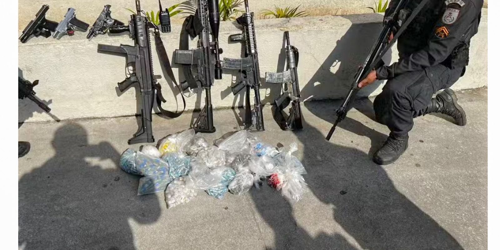 PM apreendeu 500 fuzis este ano em ações contra o crime organizado