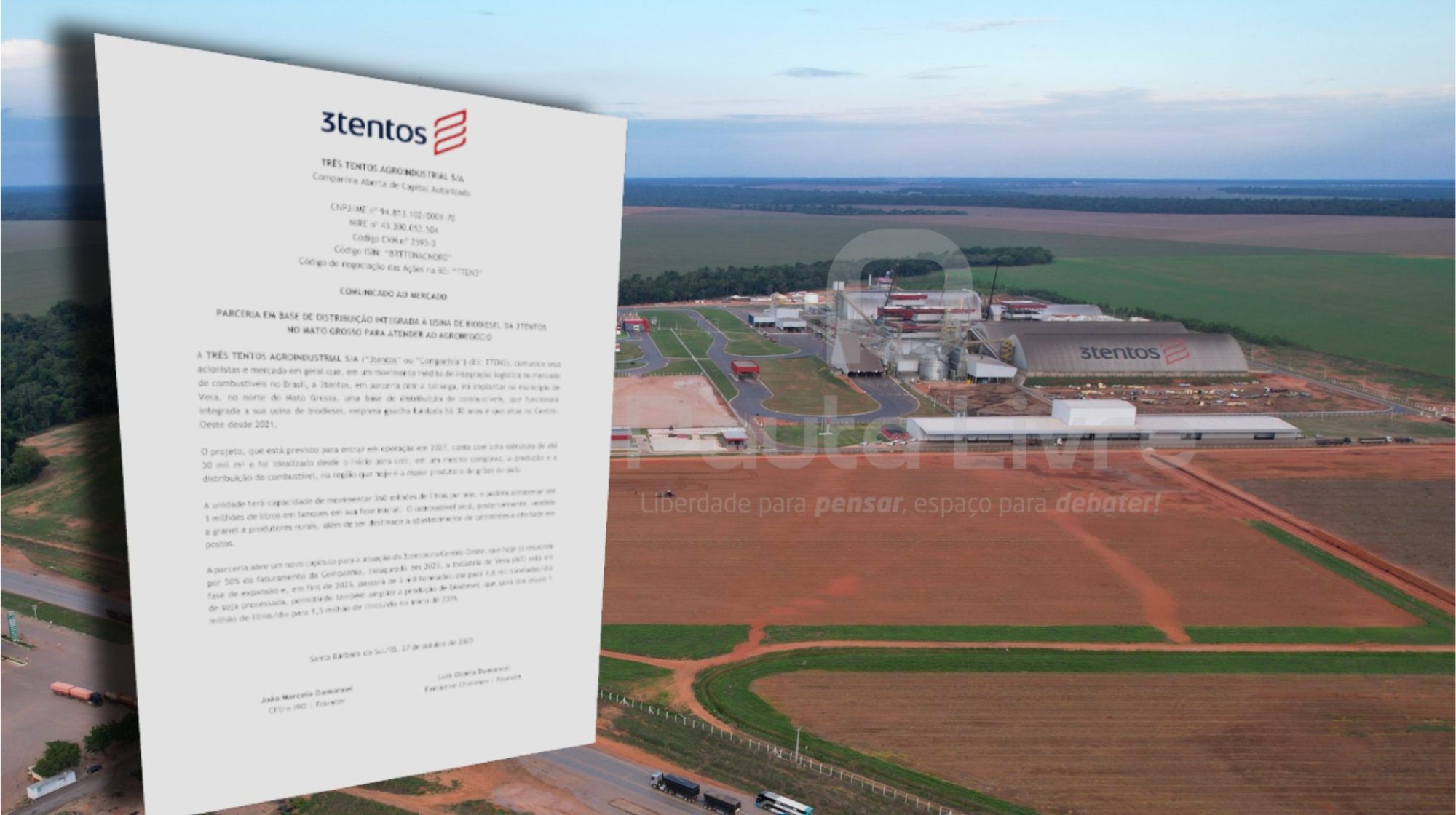 Prefeito atrai investimento com implantação de base de distribuição da Ipiranga em parceria com a 3Tentos em Vera