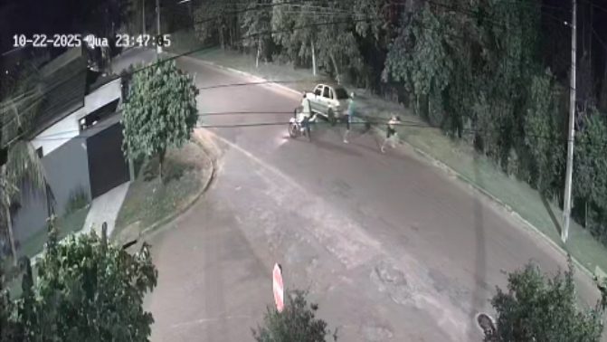 Câmeras registram execução a tiros em Sinop polícia investiga o crime