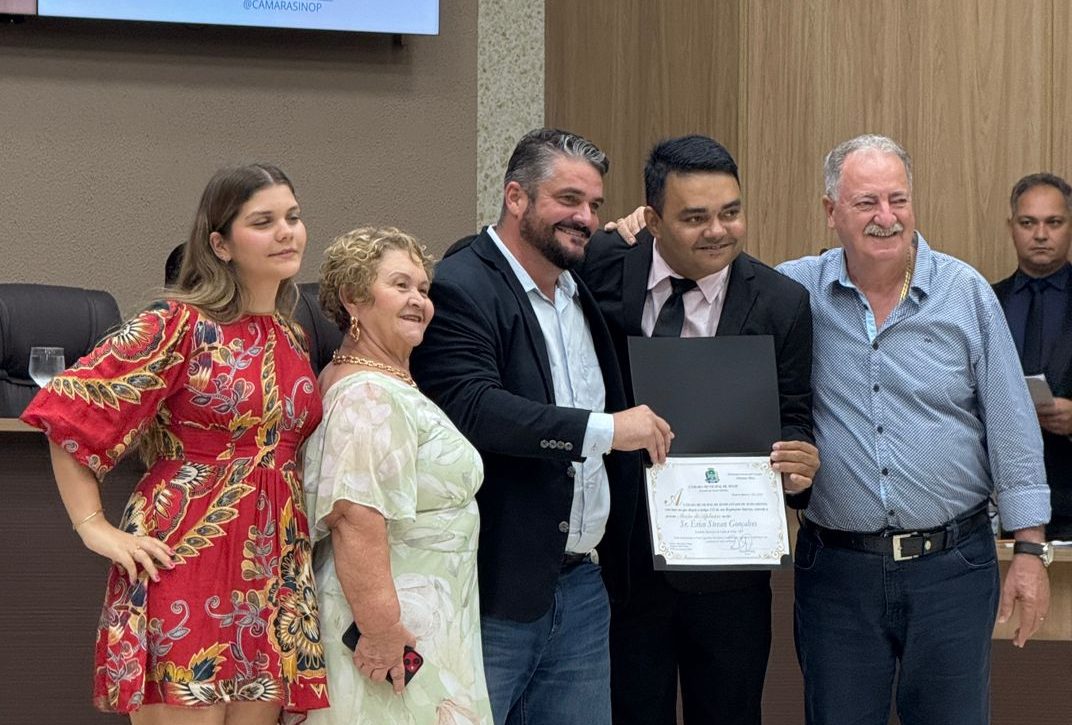 Ex-prefeito de Guarantã do Norte, Érico Stevan, é homenageado com Moção de Aplausos pela Câmara de Sinop
