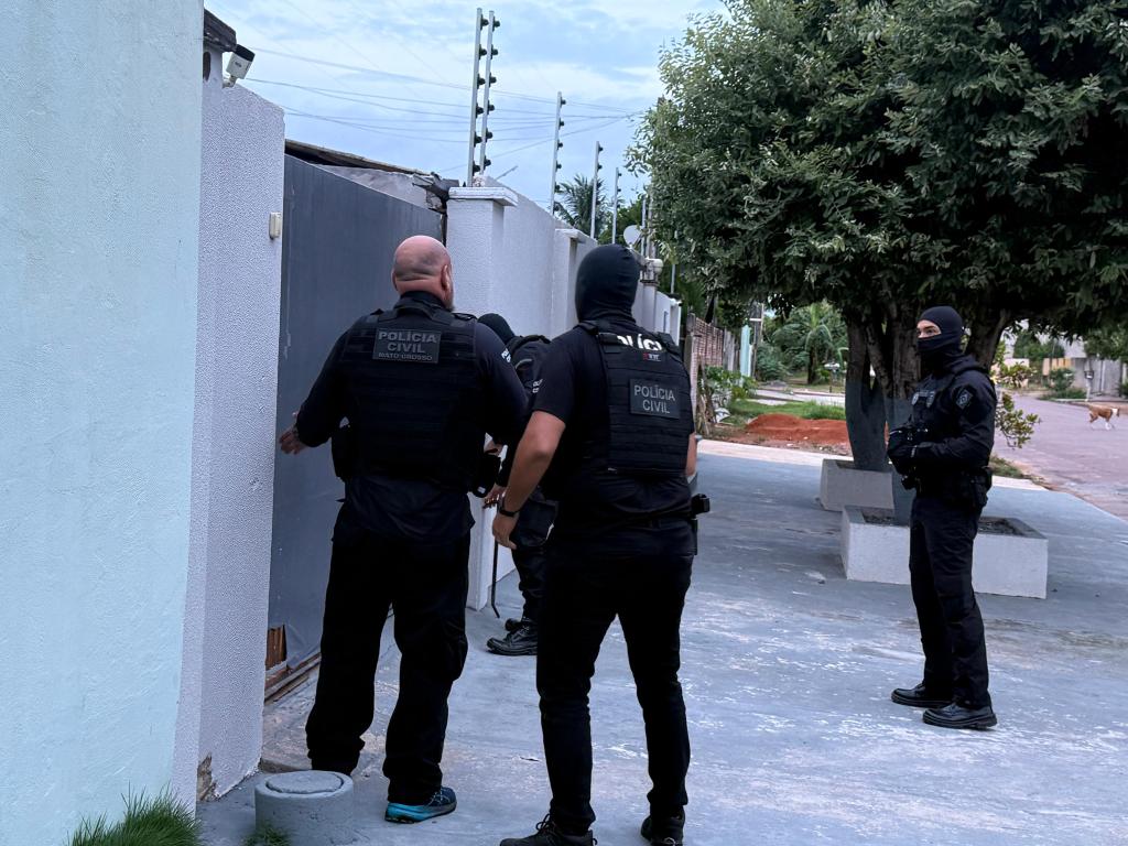 Polícia Civil mira facção criminosa e cumpre mais de 80 mandados em Sinop e região