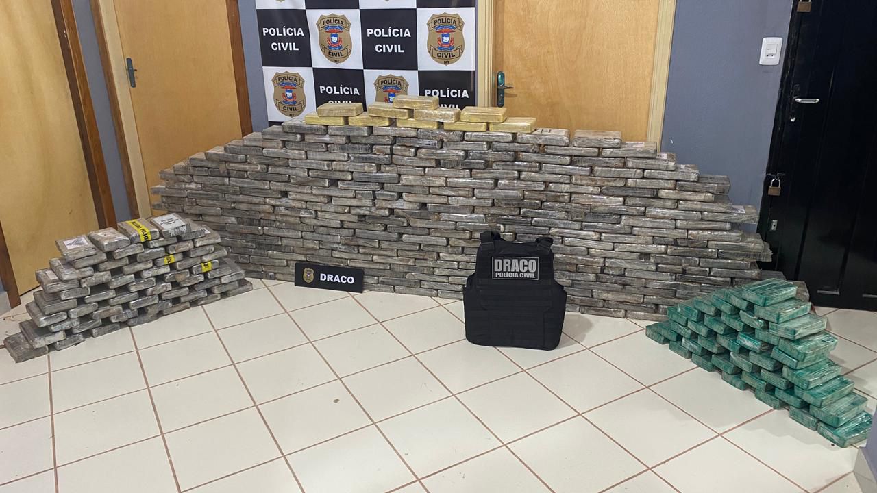 DRACO apreende mais de 400 kg de cocaína destinados ao tráfico em Sinop