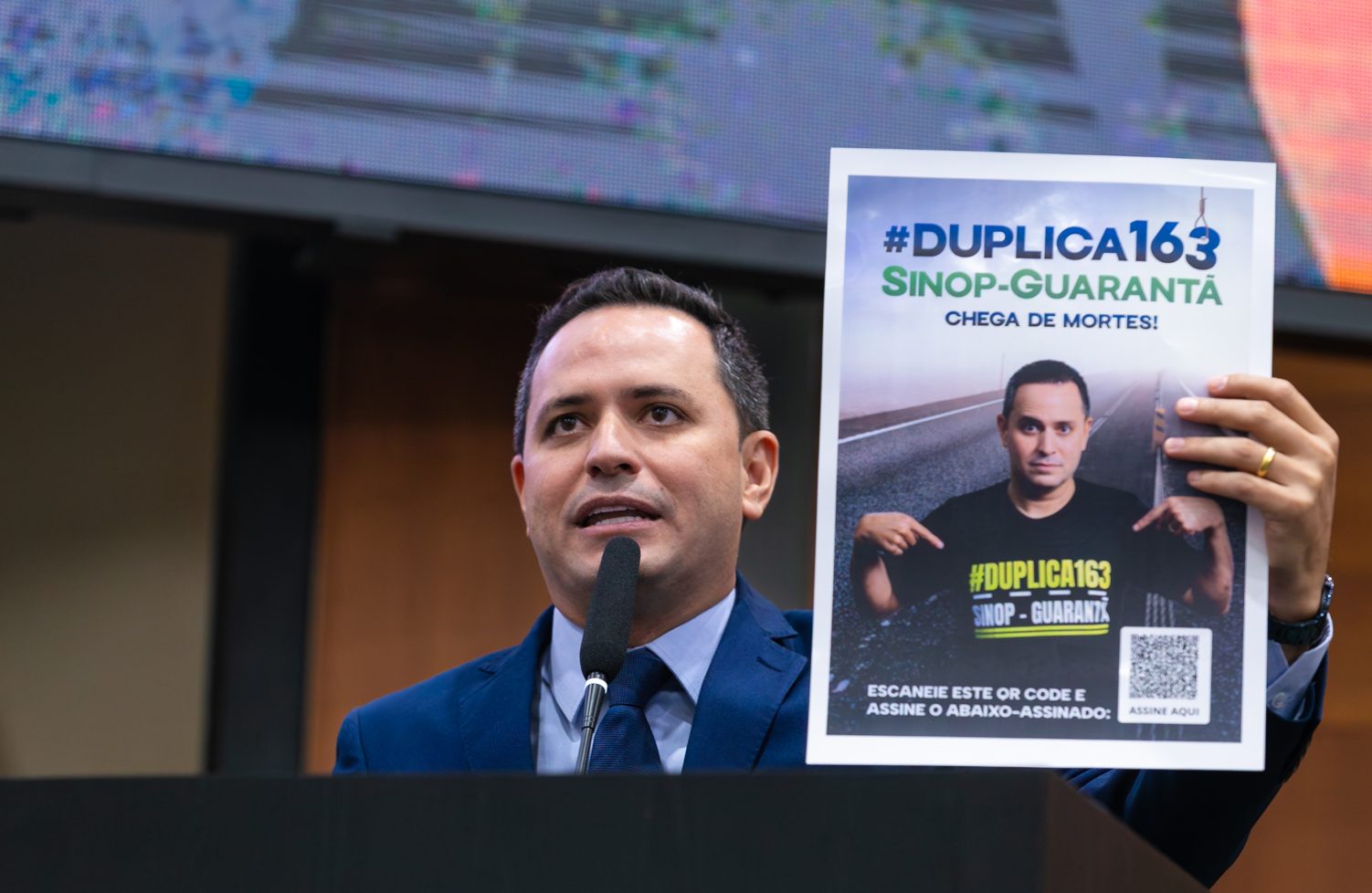 Deputado convoca população para audiência pública sobre duplicação da BR-163