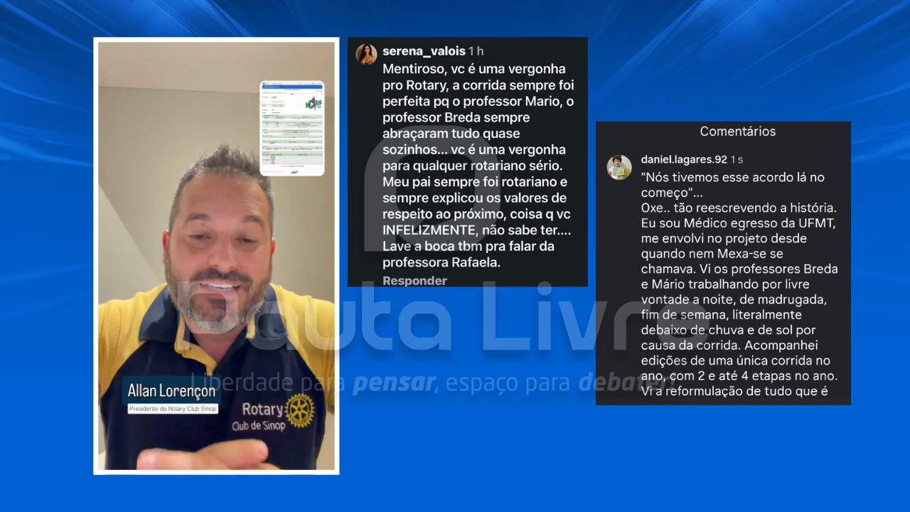 Ex-membros contestam versão de presidente do Rotary Sinop sobre saída de parceria com a UFMT