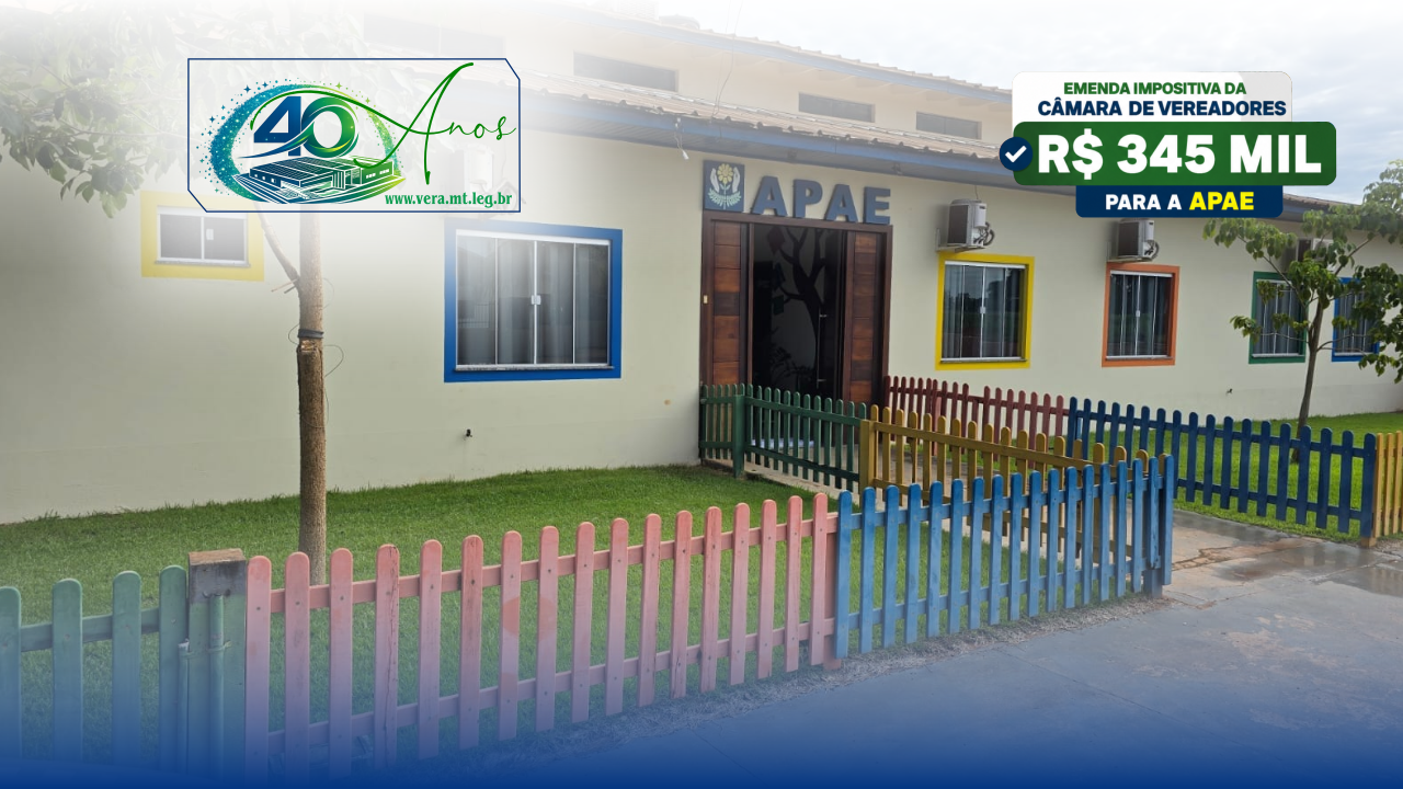 Vereadores de Vera garantem R$ 345 mil para a APAE através de EMENDA IMPOSITIVA