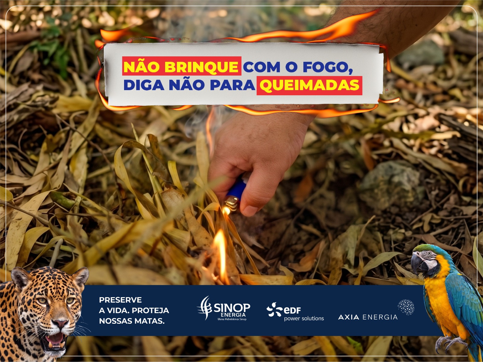 Com jingle bem-humorado, Sinop Energia une criatividade e conscientização em nova campanha contra incêndios