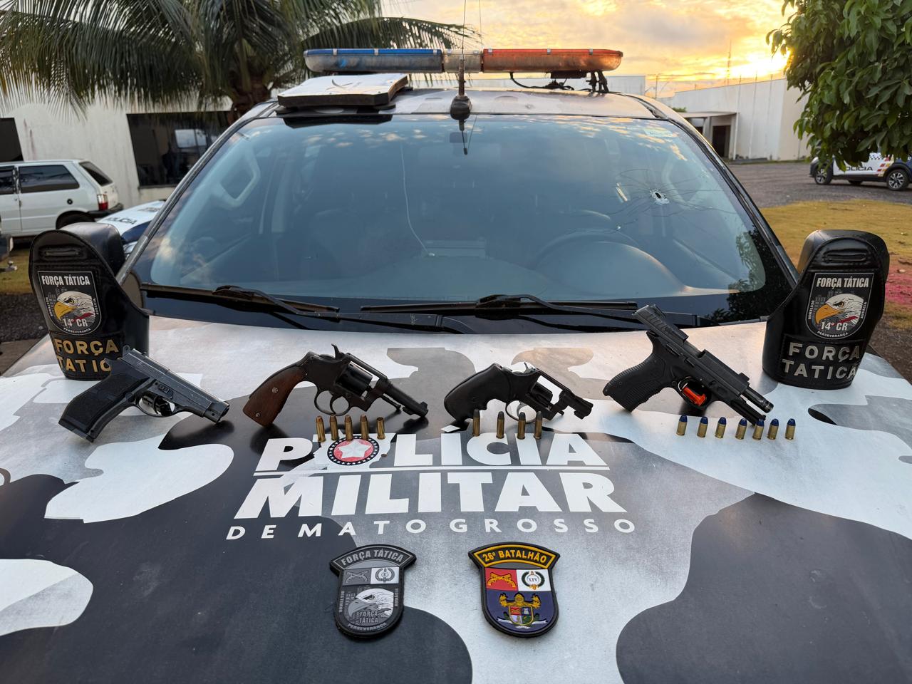 Polícia reage a roubo em Nova Mutum e 3 suspeitos são mortos após confronto