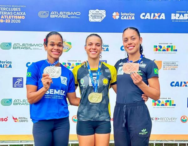 Atleta de Sorriso conquista medalha de prata no Brasileiro Sub-23 de Atletismo