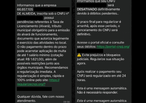 Semdet alerta para tentativa de golpe contra MEIs e empreendedores de Sorriso