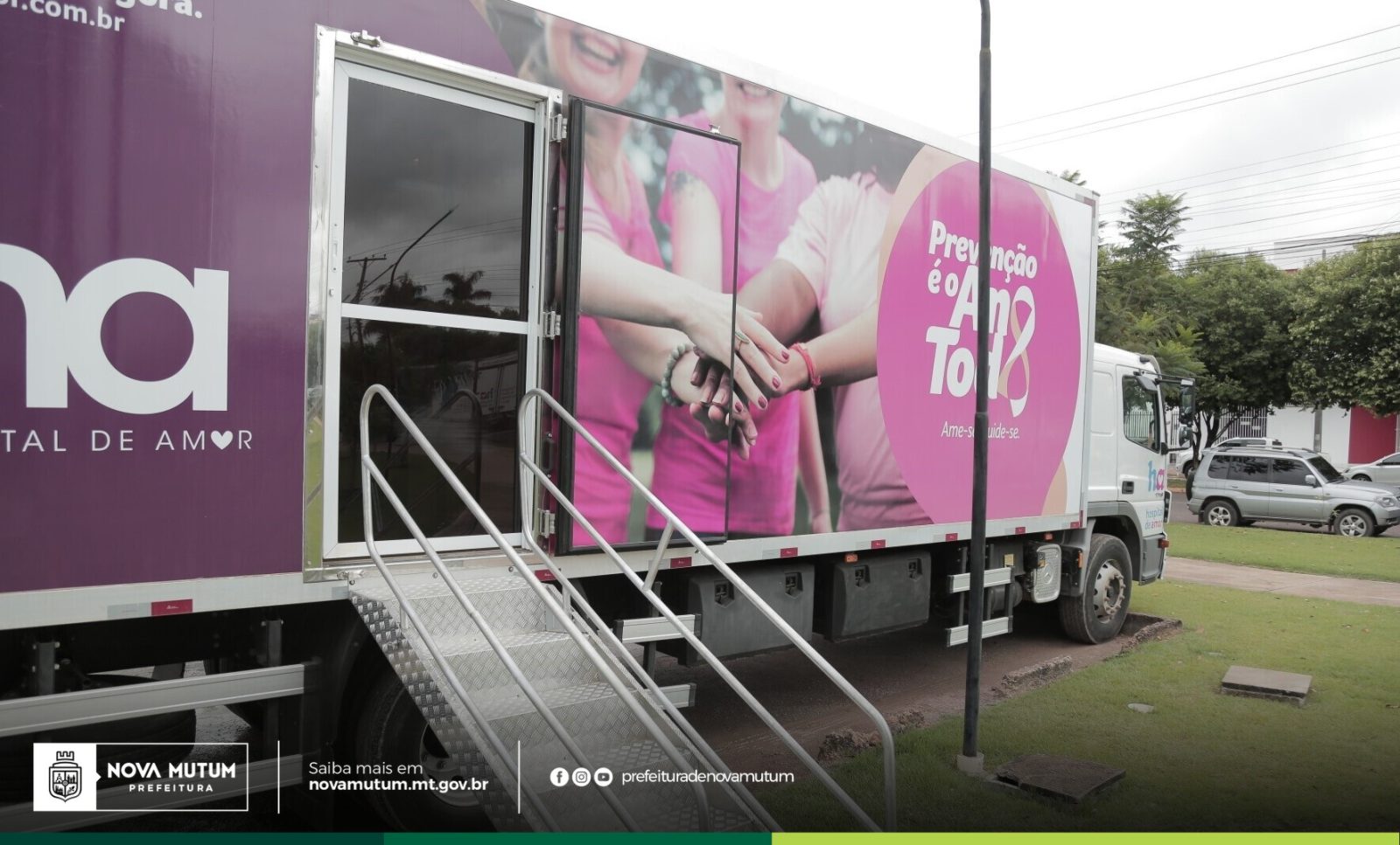 Carreta do Amor oferecerá mamografias e exames preventivos em Nova Mutum de 14 a 16 de julho