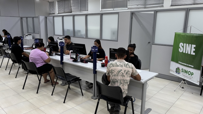 Prefeitura de Sinop oferece mais de 500 vagas de emprego pelo Sine