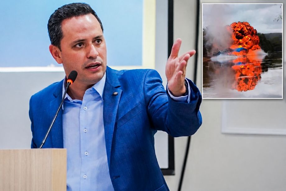 Deputado Diego Guimarães cobra providências sobre queima de balsas no Rio Peixoto
